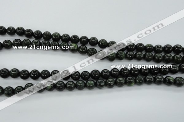 CDJ140 15.5 inches 8mm round Canadian jade beads wholesale