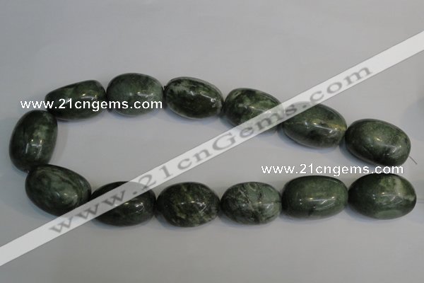 CDJ24 15.5 inches 20*30mm nuggets Canadian jade beads wholesale