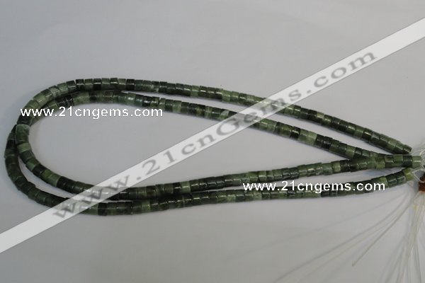 CDJ25 15.5 inches 4*6mm heishi Canadian jade beads wholesale