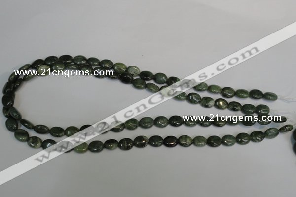 CDJ27 15.5 inches 8*10mm oval Canadian jade beads wholesale