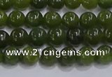 CDJ271 15.5 inches 6mm round Canadian jade beads wholesale