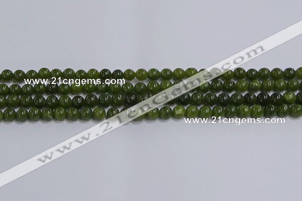 CDJ271 15.5 inches 6mm round Canadian jade beads wholesale