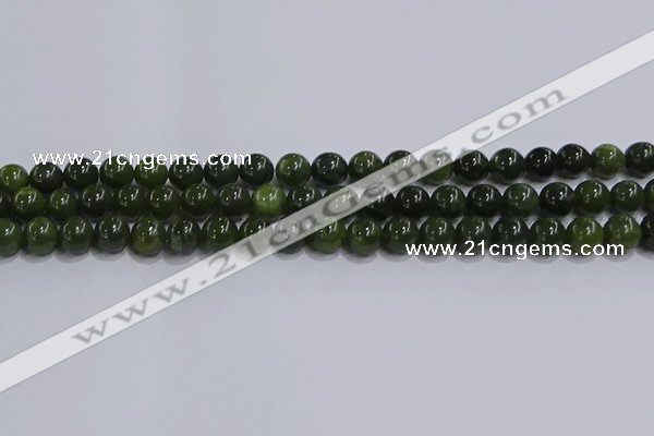 CDJ272 15.5 inches 8mm round Canadian jade beads wholesale