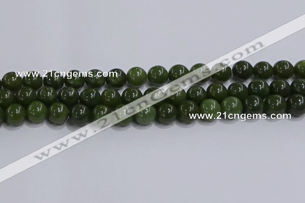 CDJ274 15.5 inches 12mm round Canadian jade beads wholesale