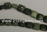 CDJ29 15.5 inches 8*8mm square Canadian jade beads wholesale