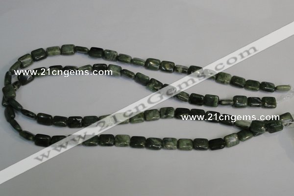 CDJ30 15.5 inches 8*10mm rectangle Canadian jade beads wholesale