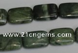 CDJ31 15.5 inches 13*18mm rectangle Canadian jade beads wholesale