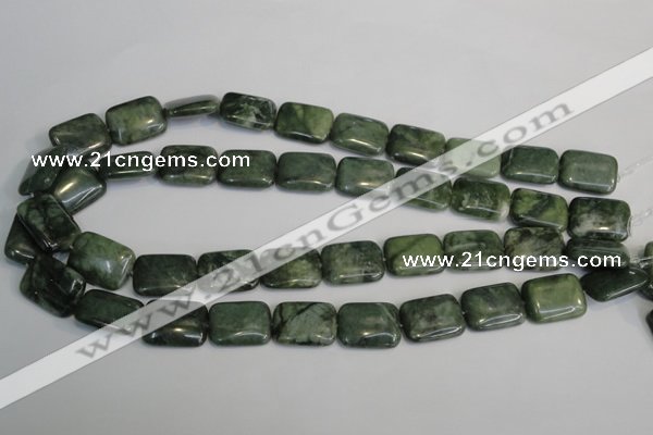 CDJ32 15.5 inches 15*20mm rectangle Canadian jade beads wholesale