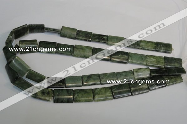 CDJ34 15.5 inches 13*18mm flat tube Canadian jade beads wholesale