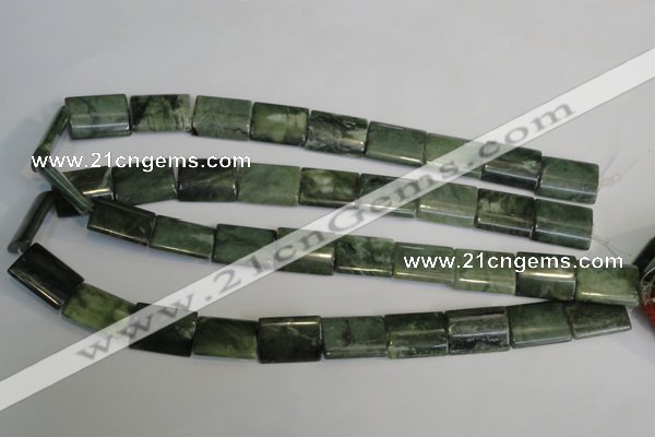 CDJ35 15.5 inches 15*20mm flat tube Canadian jade beads wholesale