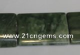 CDJ36 15.5 inches 25*35mm flat tube Canadian jade beads wholesale