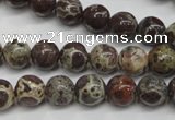 CDM03 15.5 inches 8mm round African dalmatian jasper beads