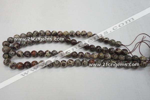 CDM03 15.5 inches 8mm round African dalmatian jasper beads