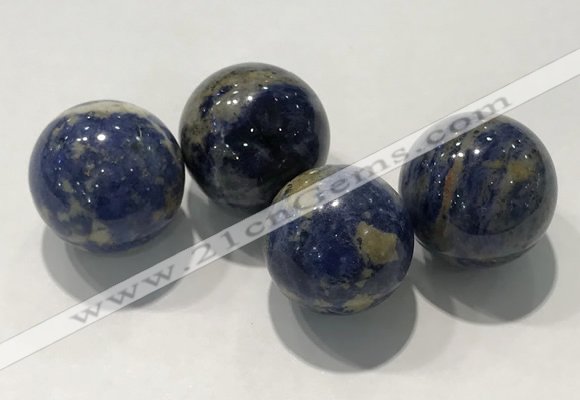 CDN1016 25mm round sodalite decorations wholesale