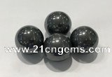 CDN1020 25mm round hematite decorations wholesale