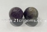 CDN1035 30mm round amethyst decorations wholesale