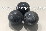 CDN1070 30mm round blue coral decorations wholesale