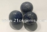 CDN1071 30mm round blue aventurine decorations wholesale