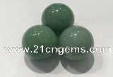 CDN1072 30mm round green aventurine decorations wholesale