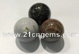 CDN1093 30mm round agate decorations wholesale