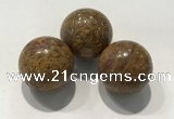 CDN1103 30mm round elephant blood stone decorations wholesale