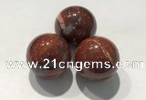 CDN1108 30mm round brecciated jasper decorations wholesale