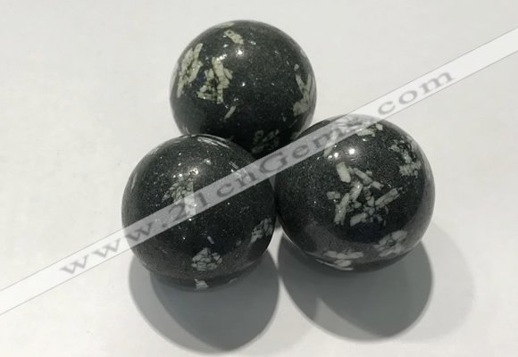 CDN1118 30mm round jasper decorations wholesale