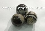 CDN1140 30mm round jasper decorations wholesale