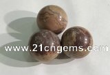 CDN1141 30mm round jasper decorations wholesale