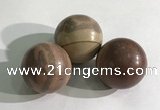 CDN1147 30mm round jasper decorations wholesale