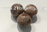 CDN1148 30mm round jasper decorations wholesale