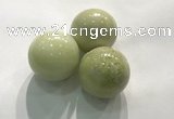 CDN1158 30mm round lemon jade decorations wholesale