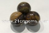 CDN1164 30mm round jasper decorations wholesale