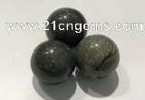 CDN1165 30mm round jasper decorations wholesale