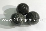 CDN1168 30mm round jasper decorations wholesale