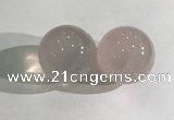 CDN1175 35mm round rose quartz decorations wholesale