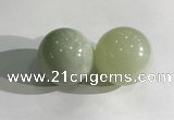 CDN1177 35mm round flower jade decorations wholesale