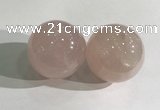 CDN1203 40mm round rose quartz decorations wholesale