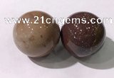 CDN1213 40mm round agate decorations wholesale