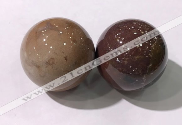 CDN1213 40mm round agate decorations wholesale