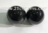 CDN1241 40mm round black obsidian decorations wholesale