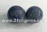 CDN1247 40mm round blue aventurine decorations wholesale