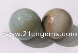 CDN1253 40mm round amazonite decorations wholesale