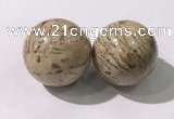 CDN1255 40mm round feldspar decorations wholesale