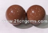 CDN1256 40mm round goldstone decorations wholesale