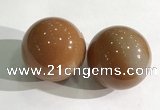 CDN1261 40mm round yellow jade decorations wholesale