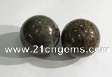 CDN1278 40mm round tiger skin jasper decorations wholesale