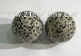 CDN1280 40mm round dalmatian jasper decorations wholesale