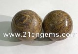 CDN1281 40mm round elephant blood stone decorations wholesale