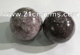 CDN1283 40mm round lilac jasper decorations wholesale